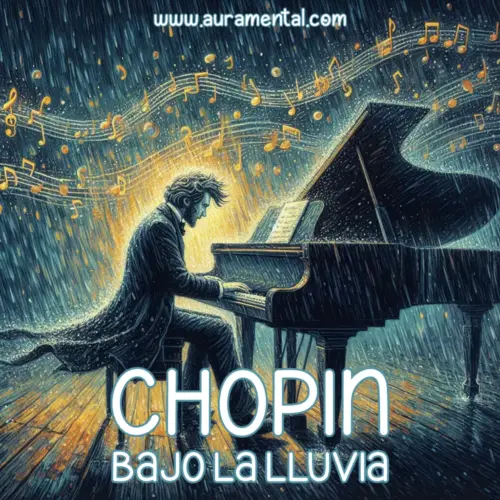 Chopin Bajo la Lluvia — Chopin con Sonidos de Tormenta y Mensajes Subliminales Relajantes
